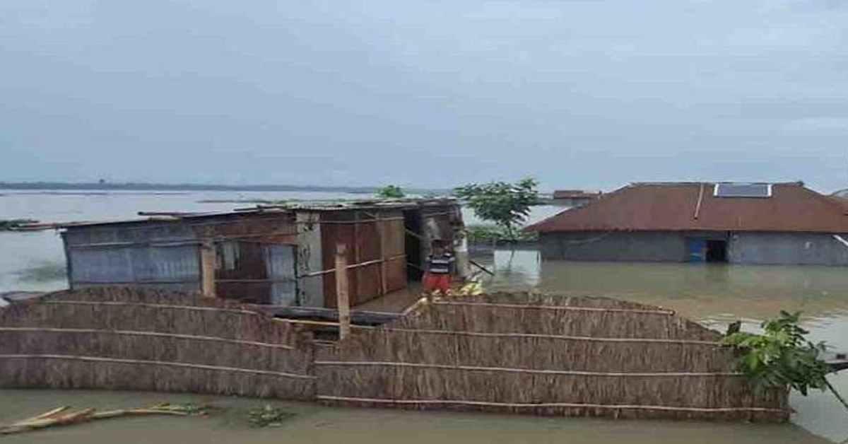 কুড়িগ্রাম জেরার উলিপুর উপজেলার বন্যা পরিস্থিতির অবনতি