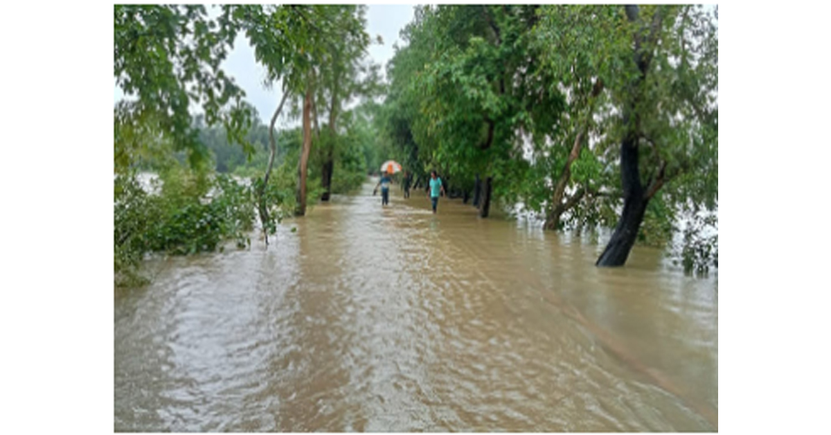 কলমাকান্দায় আবার বর্নায় শতাদিক গ্রাম কবলিত