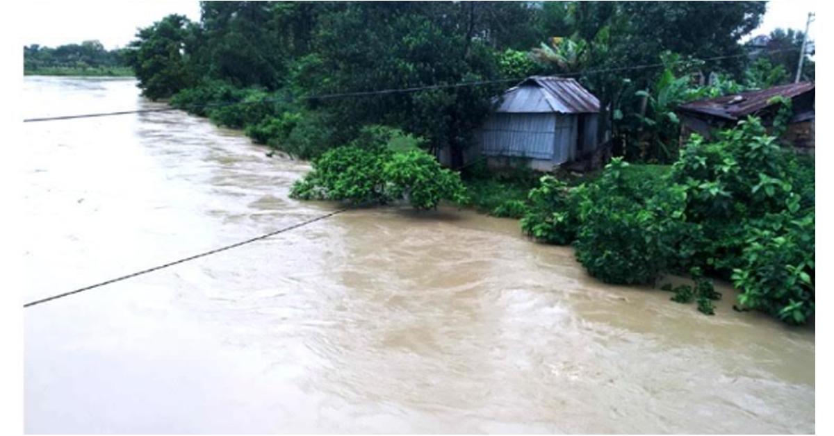 উত্তাল মৌলভীবাজারের কুশিয়ারা,ধলাই ও জুড়ী নদী