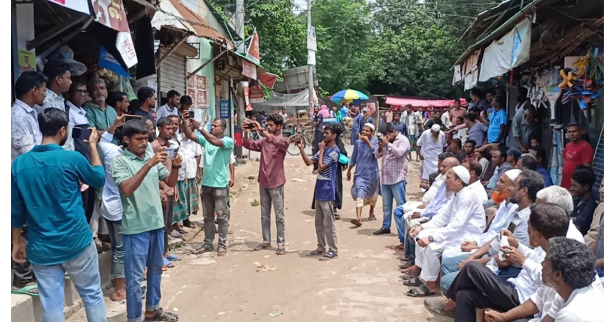 আক্কেলপুরে বিএনপির শান্তিপূর্ণ  অবস্থান কর্মসূচি পালন