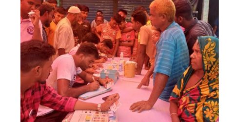 শেরপুরে মানবতা সংস্থা স্বেচ্ছাসেবী সংগঠনের বিনামূল্যে রক্তের গ্রুপ নির্ণয় ও বৃক্ষরোপন কর্মসূচি অনুষ্ঠিত