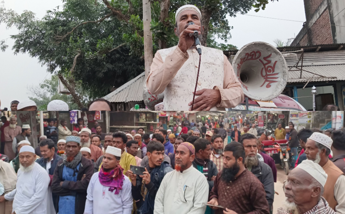 জয়পুরহাটের সদর উপজেলায় ধলাহারা ইউনিয়নে দিন ব্যাপী গনসংযোগের পর শালপাড়া বাজারে জামায়াতের পথসভা অনুষ্ঠিত