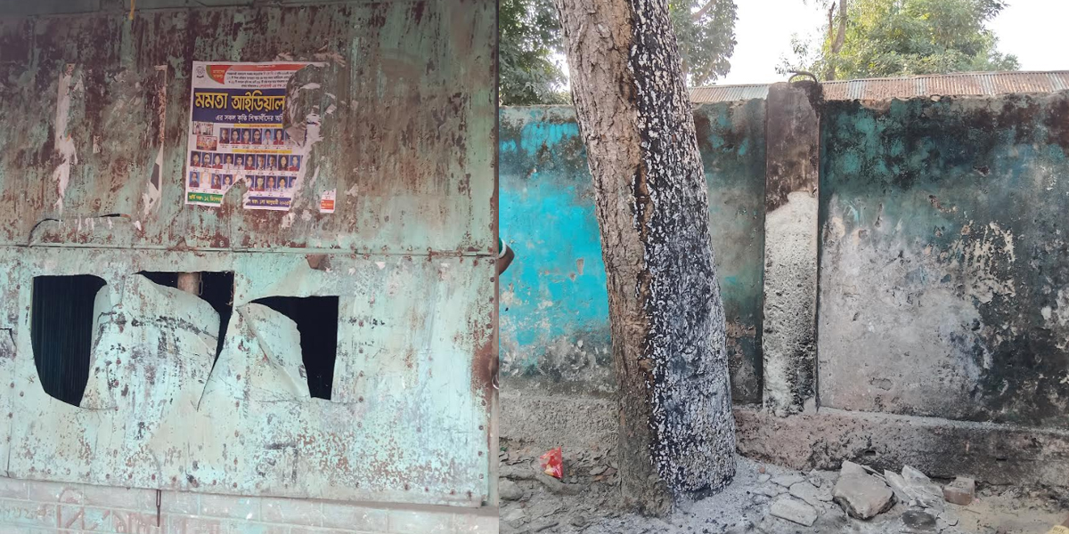 কেন্দুয়ায় বিএনপির দলীয় কার্যালয়ে ভাঙচুর ও অগ্নিসংযোগ