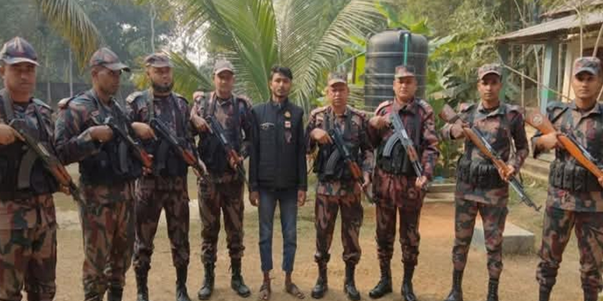 মৌলভীবাজারের জুড়ী উপজেলায় বিজিবির অভিযানে এক ভারতীয় নাগরিক আটক