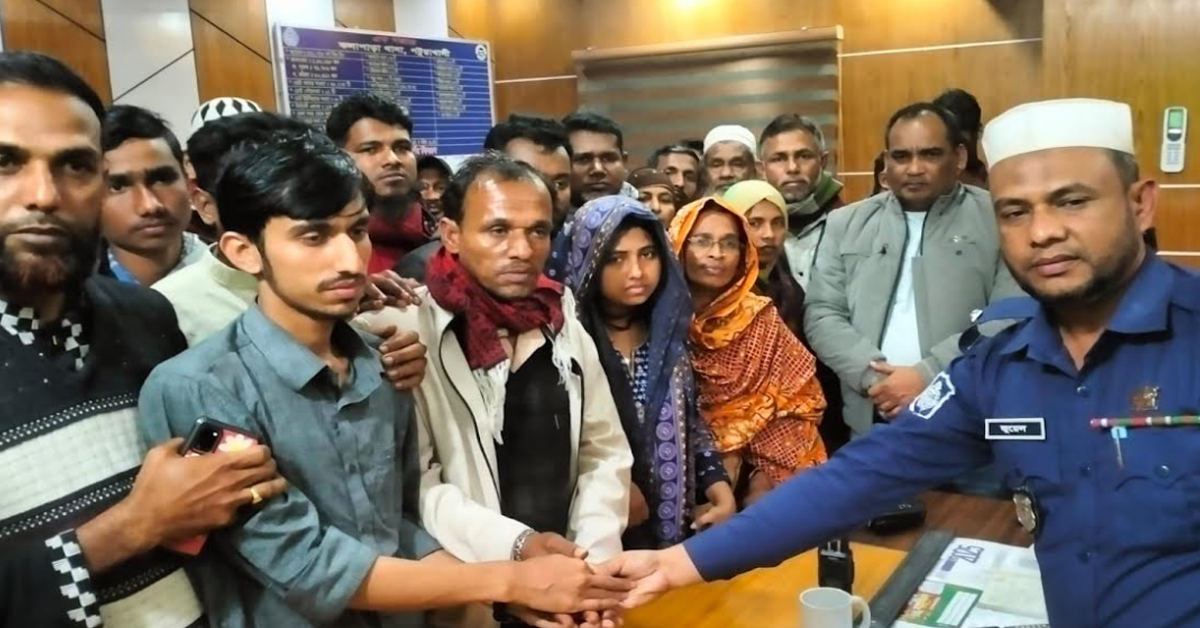 ছাত্র অধিকার পরিষদ নেতা অন্তরকে কলাপাড়ায় পরিবারের কাছে হস্তান্তর