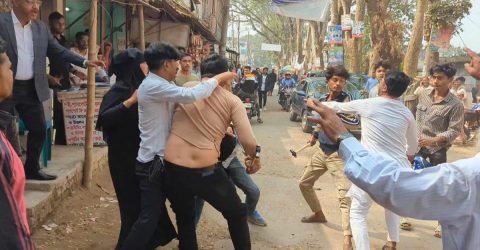 শরীয়তপুরে সাংবাদিকদের ওপর সন্ত্রাসী হামলা