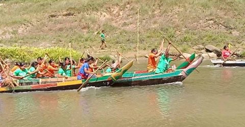 আন্তর্জাতিক নারী দিবস উপলক্ষে নৌকা বাইচ ও সাঁতার প্রতিযোগিতা