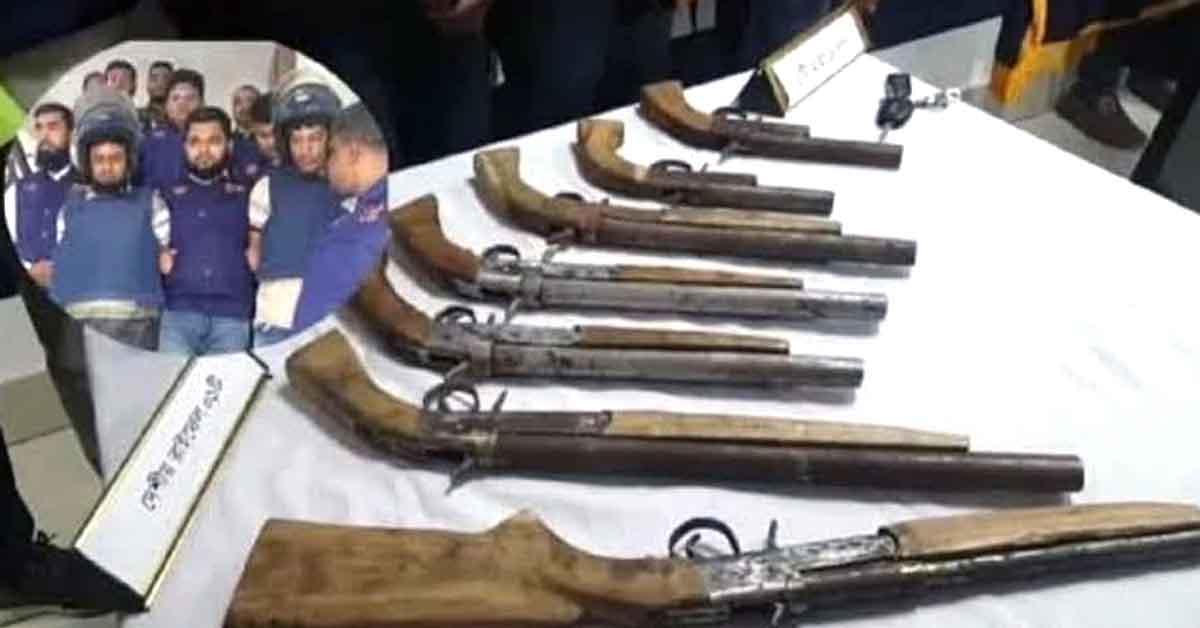 চাটখিলের মনির সহ গ্রেফতার-২, অস্ত্র উদ্ধার
