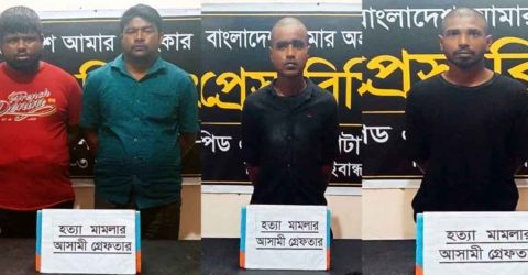 পত্রিকা বিক্রেতা হত্যা মামলায় গ্রেফতার ৪