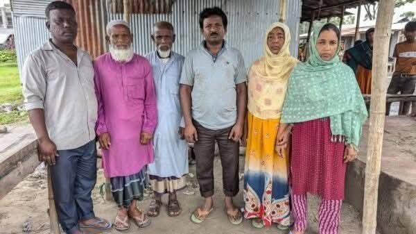 লালমনিরহাট পাটগ্রামে পুশইনের শিকার ৬ ভারতীয় বিজিবির হাতে আটক