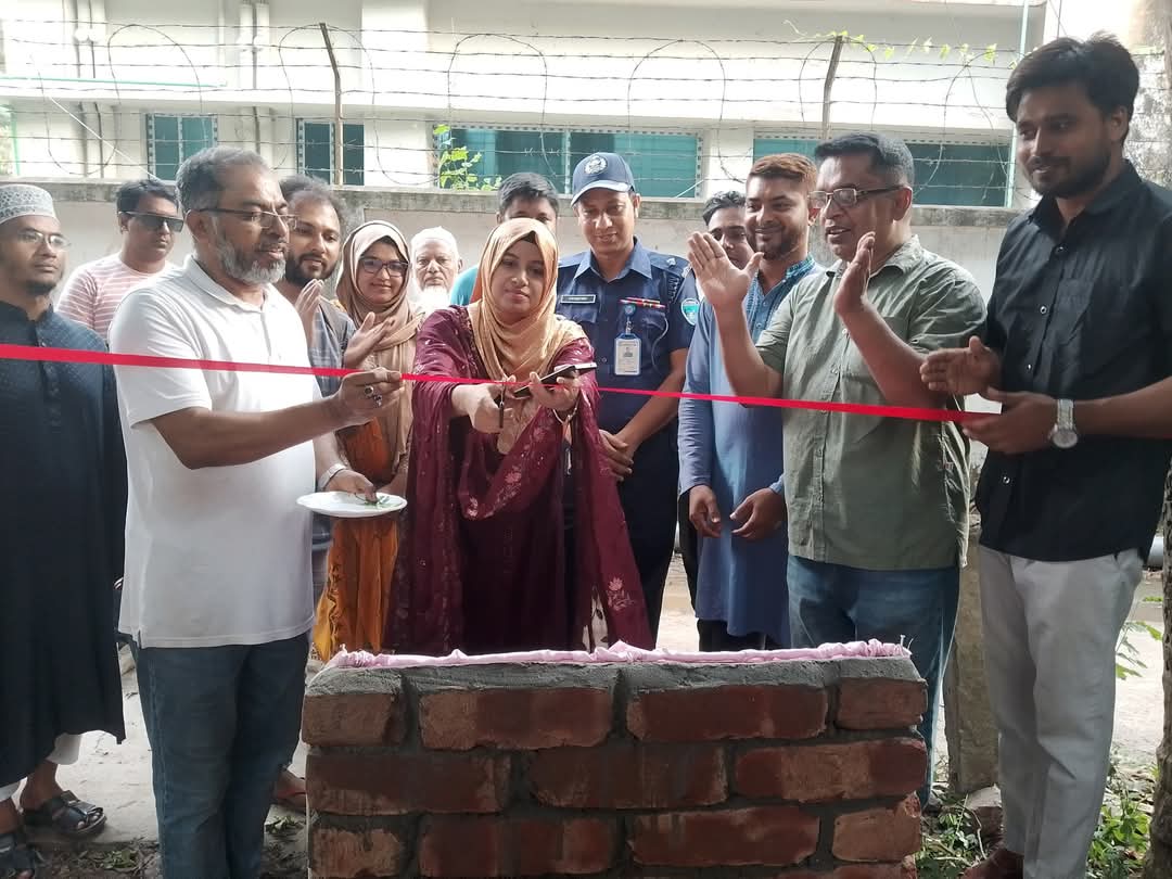 বাঞ্ছারামপুরে প্রেসক্লাবের ভিত্তি প্রস্থ স্থাপন করেন উপজেলা নির্বাহী অফিসার ফেরদৌস আরা