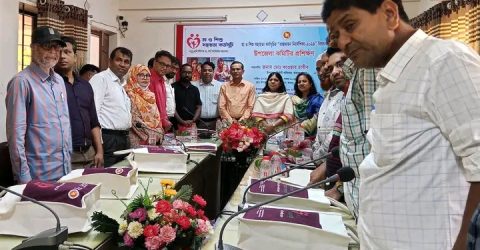 বগুড়ার কাহালু মা ও শিশু সহায়তা কর্মসূচী বাস্তবায়নে উপজেলা কমিটির প্রশিক্ষণ সভা