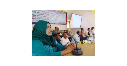 ধামইরহাটে সোনালী ব্যাংক পিএলসির আয়োজনে  জালনোট প্রচলন প্রতিরোধে জনসচেতনতা বৃদ্ধিমূলক ওয়ার্কশপ