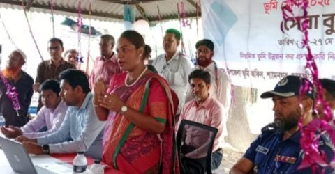 ভুমি উন্নয়ন সেবা মানু‌ষের দৌড় গোড়ায় পৌছে দিতে চাই শ্যামনগরের ইউএনও