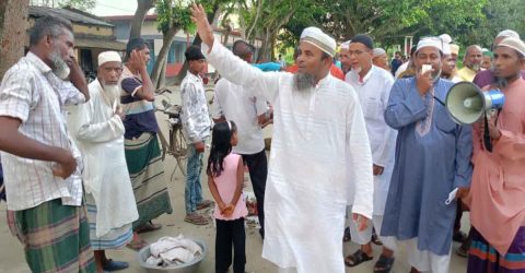 জয়পুরহাটে বিষ্ণপুর বাজারে ডাঃ ফজলুর রহমান সাঈদের নির্বাচনী গণসংযোগ অনুষ্ঠিত