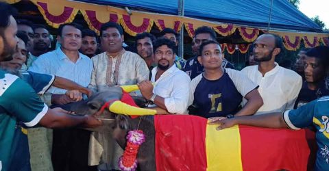 চাপরতলা ফুটবল টুর্নামেন্টের ফাইনাল খেলা অনুষ্ঠিত