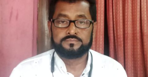 সিরাজগঞ্জের  তামাই গ্রামে পৈত্রিক সম্পত্তি উদ্ধার করতে হেনস্তা বাধ্য হয়ে সংবাদ সম্মেলন করলেন হাফিজ শেখ