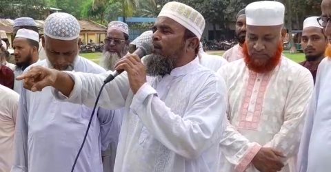 জয়পুরহাট হানাইল গ্রামের মরহুম অলিউল্লাহ রহমানের জানাযা অনুষ্ঠিত
