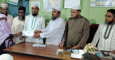 পাঁচবিবিতে ৯ জন শহীদ পরিবারের মাঝে জামায়াতের নগদ অর্থ সহায়তা প্রদান