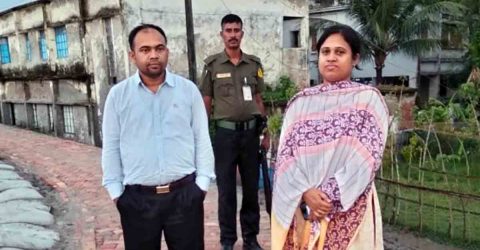 কয়রায় বিভিন্ন প্রকল্প পরিদর্শনে উপজেলা নির্বাহী অফিসার
