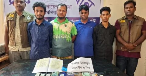 লালমনিরহাট জেলা গোয়েন্দা শাখা কর্তৃক অনলাইন জুয়া, জুয়ায় ব্যবহৃত নগদ, বিকাশ লেনদেনকারী চক্রকে গ্রেফতার