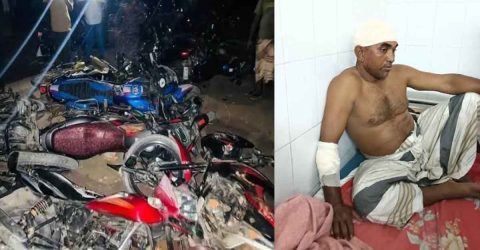 খানসামায় বিএনপির শান্তিপূর্ণ প্রতিবাদ সমাবেশে হামলা, আহত ২৫