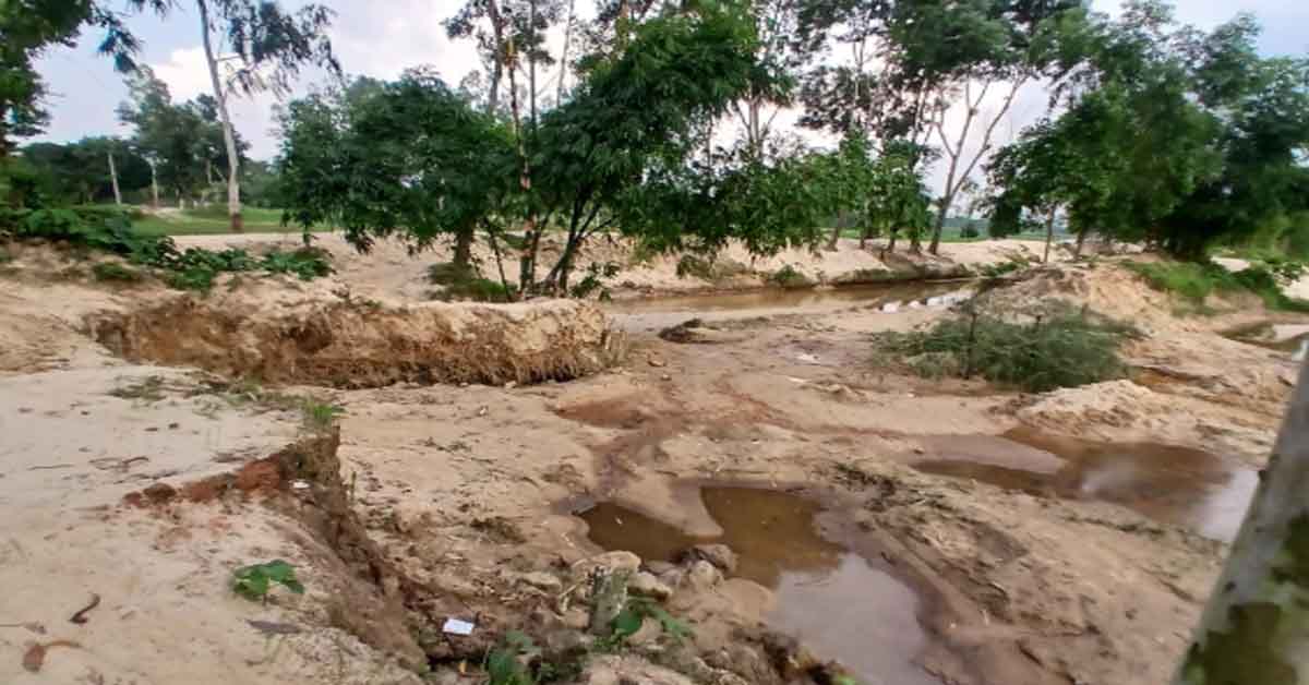 হবিগঞ্জে অবৈধ সিলিকা বালু উত্তোলন ,ডি সি,ইউ এন ও কে বেলা,র আইনি নোটিস