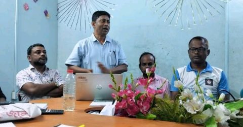 রংপুরের মিঠাপুকুরে সাংবাদিকদের সাথে ওয়ার্ল্ড ভিশন কর্মকর্তাদের মতবিনিময় সভা