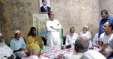 মুক্তিযোদ্ধা সংসদ কমান্ডের সাথে মতবিনিময় করলেন ড. রফিকুল ইসলাম হিলালী