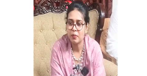 শত্রুতা নয়, মিত্রতা সহিত কাজ করার আহ্বান জানান ,শেরপুরে বিএনপি নেত্রী প্রিয়াংকা