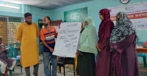 কয়রায় উপজেলা সিএসও নেটওয়ার্কের কার্যক্রম টেকসই করণে অংশগ্রহণমূলক কর্মশালা