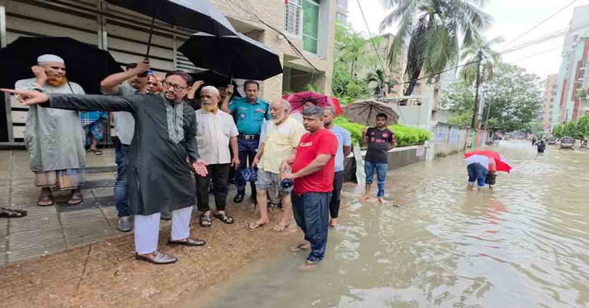 চট্টগ্রামের মেয়র বলেন সমন্বিত চেষ্টার মাধ্যমে জলবদ্ধতা নিরসন করতে হবে