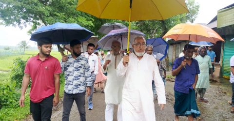 নিখোঁজ যুবনেতা শামীমের পরিবারের পাশে বিএনপি নেতা দেলোয়ার হোসেন ভুঁইয়া দুলাল