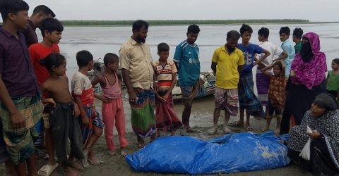 মেঘনা নদীতে নোঙর করা ট্রলারে বাল্কহেডের ধাক্কায়ঃ ট্রলার ডুবি নিহত ২