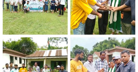 খাইছড়া প্রাথমিক বিদ‍্যালয়ের ছাত্রছাত্রীদের মধ‍্যে বৃক্ষ বিতরন অনুষ্ঠিত