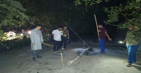 হাতীবান্ধায় ইউএনওর অভিযান, থেমে গেল অবৈধ বালু উত্তোলন গভীর রাতে