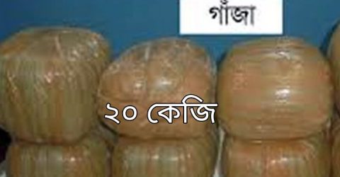 ভাঙ্গায় ২০ কেজি গাঁজা সহ দুই মাদক কারবারি আটক