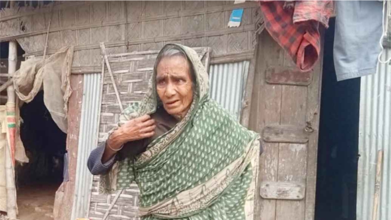 সাদুল্লাপুরে ৭০ বছর বয়সেও ভিক্ষুক ছকিনার ভাতা হয়নি