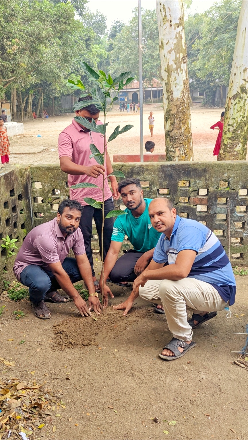 আলোকধারা যুব সংগঠনের উদ্যোগে বৃক্ষরোপন কর্মসূচি অনুষ্ঠিত