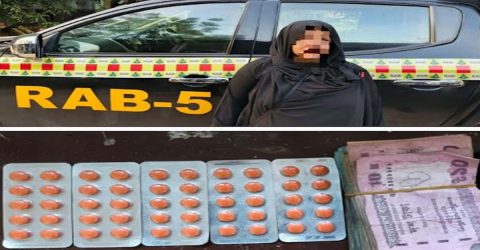 নওগাঁয় র‌্যাবের অভিযানে এক নারী আটক