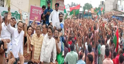 জুলাই গণঅভ্যুত্থান দিবসে বিএনপির বর্ণাঢ্য বিজয় মিছিল