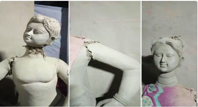 কুষ্টিয়ায় মিরপুরে দুর্গাপূজার প্রতিমা ভাঙচুর করল দুর্বৃত্তরা