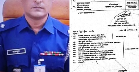 নাসিরনগর থানার নতুন ওসি হিসেবে যোগ দিলেন মাকছুদ আহাম্মদ