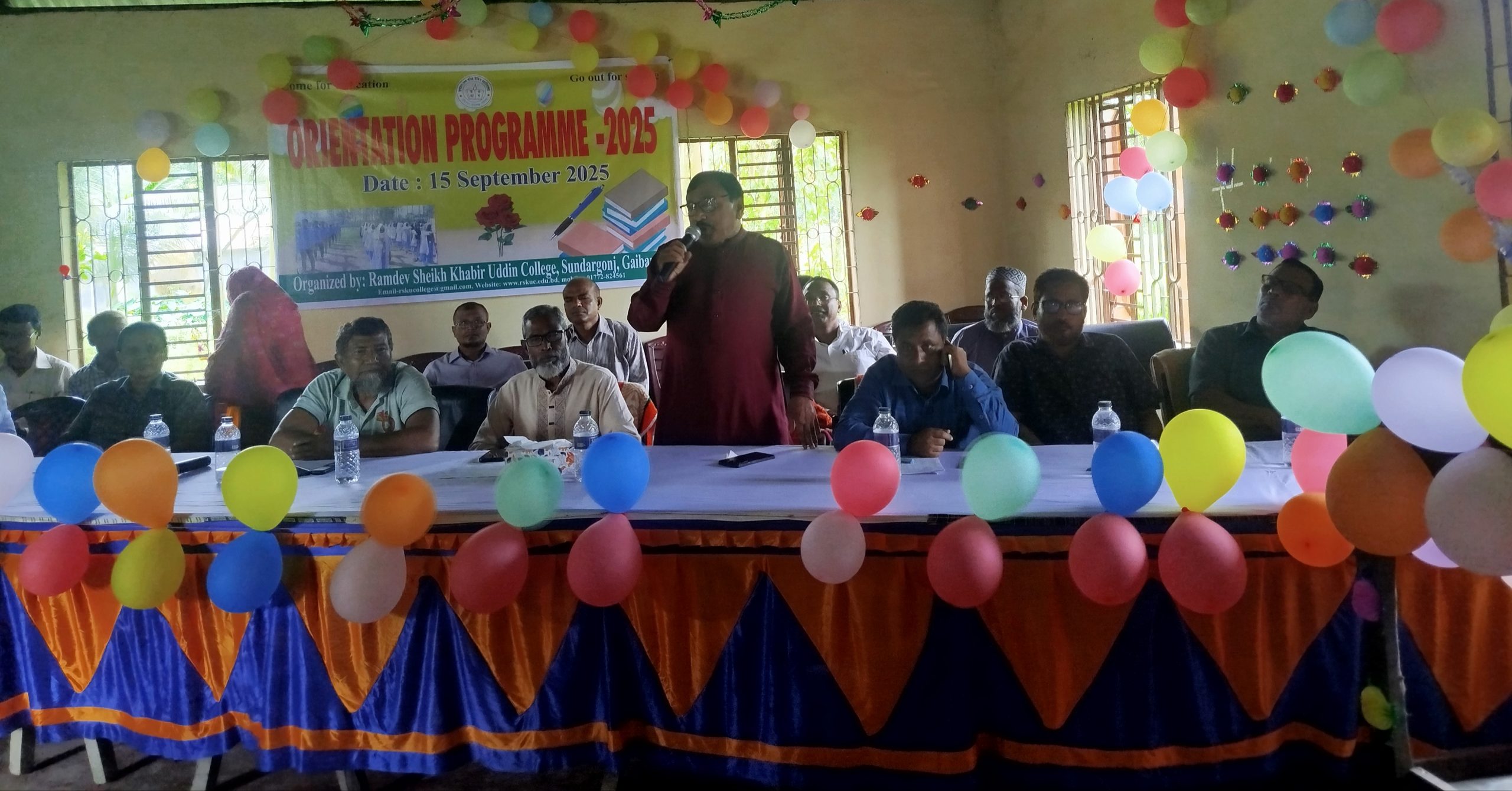 রামদেব শেখ খবির উদ্দিন মহাবিদ্যালয়ে নবীন-বরণ অনুষ্ঠান অনুষ্ঠিত