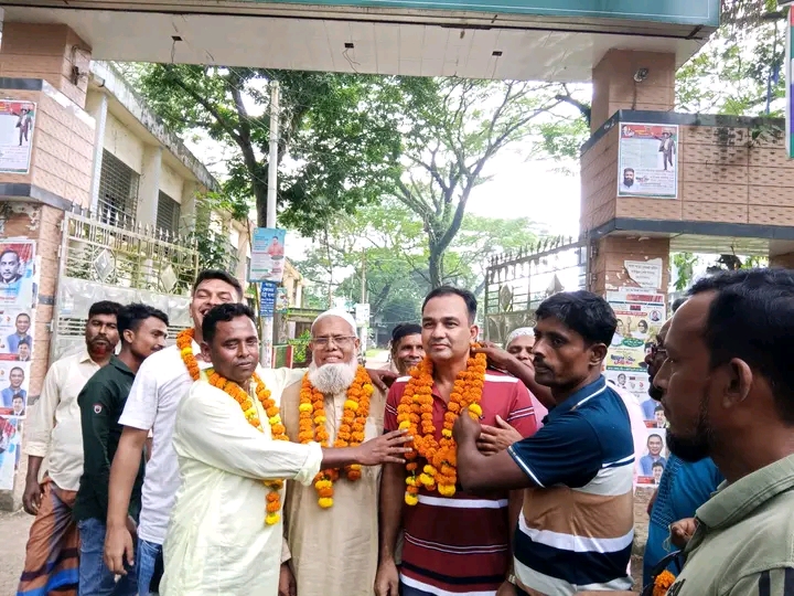 বগুড়ার কাহালু জামগ্রাম ইউনিয়নে বান্দায়খাড়া মাদ্রাসার মতিউর সভাপতি নির্বাচিত
