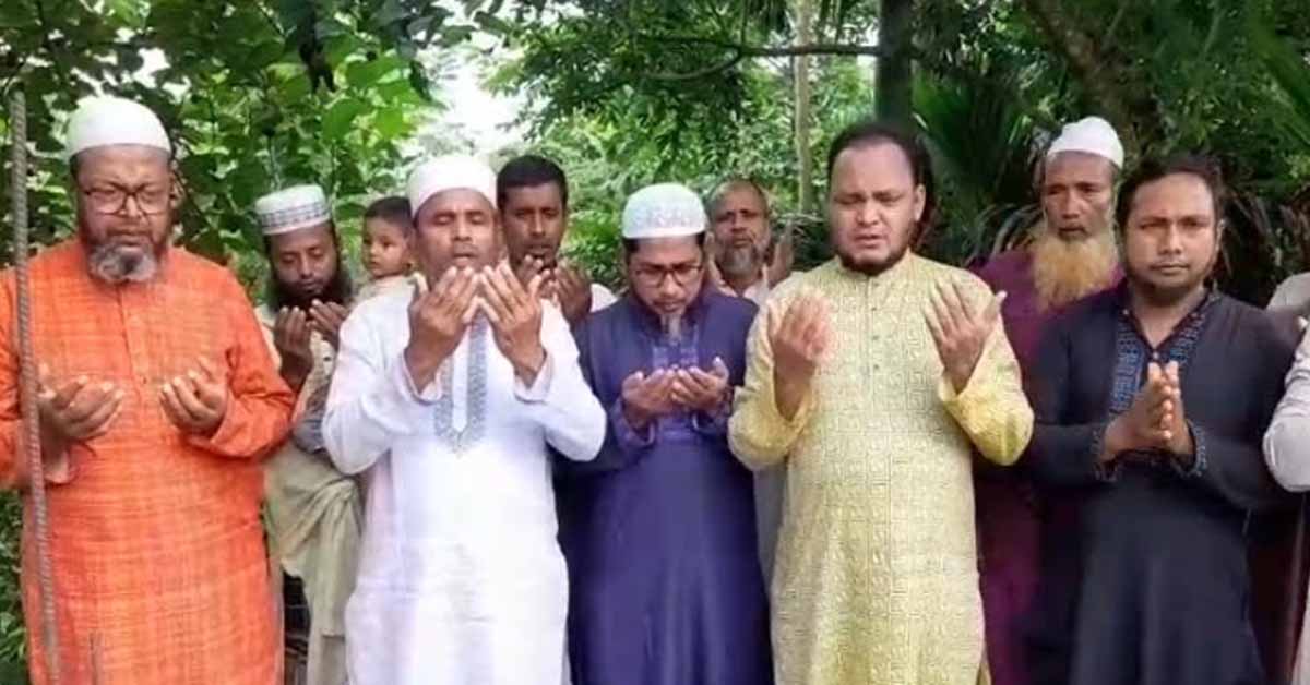 পাঁচবিবির পূর্ব করিয়া কদুবাড়ি বাইতুন নূর জামে মসজিদের ছাদ ঢালাই কাজের শুভ উদ্বোধন