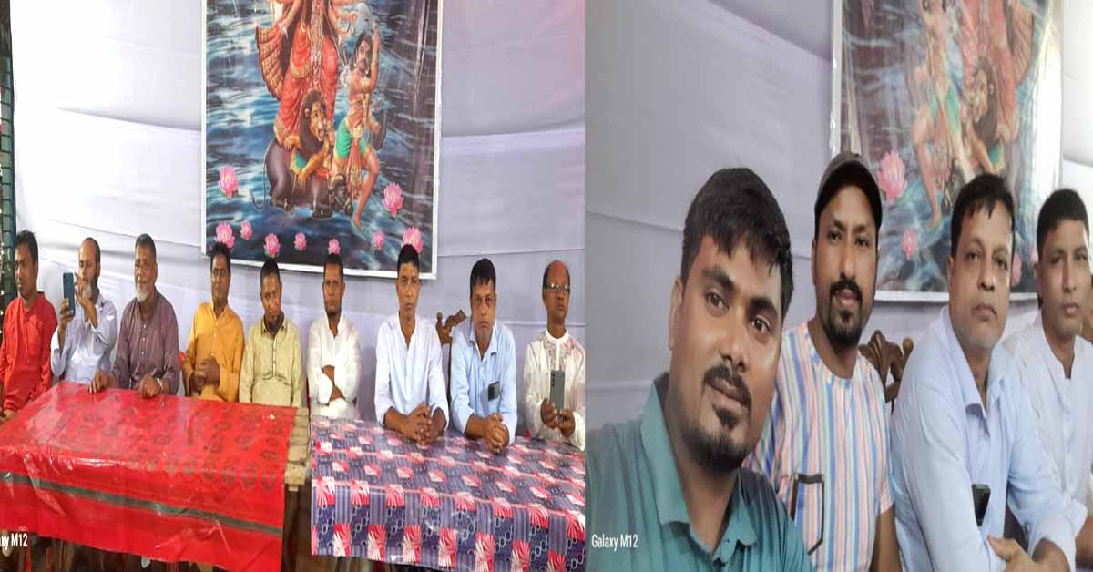 শারদীয় দুর্গোৎসব পরিদর্শনে সুজানগর ইউনিয়ন বিএনপি, ও যুবদল