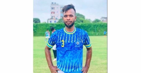 আগামীর সম্ভাবনাময় তারকা উত্তর বারিধারা ফুটবল একাডেমির ফুটবলার সাগর খান