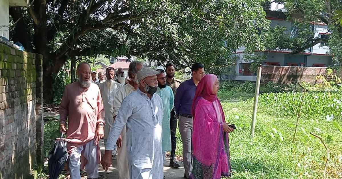 গুরুদাসপুর উপজেলা  মুক্তিযোদ্ধাদের বেদখল জমি দখল মুক্ত  করার আশ্বাস ইউএনও’র