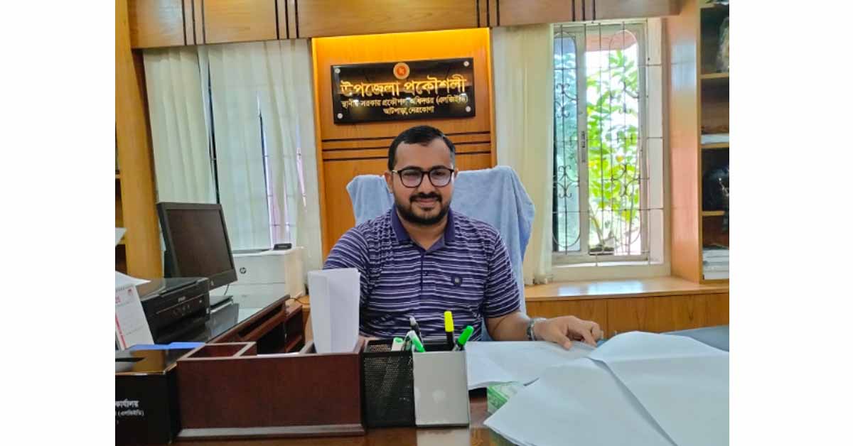 আটপাড়া উপজেলা প্রকৌশলী ইঞ্জিনিয়ার আল মুতাসিম বিল্লাহ 